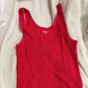 Old Navy Women's Bright Red Tank Top